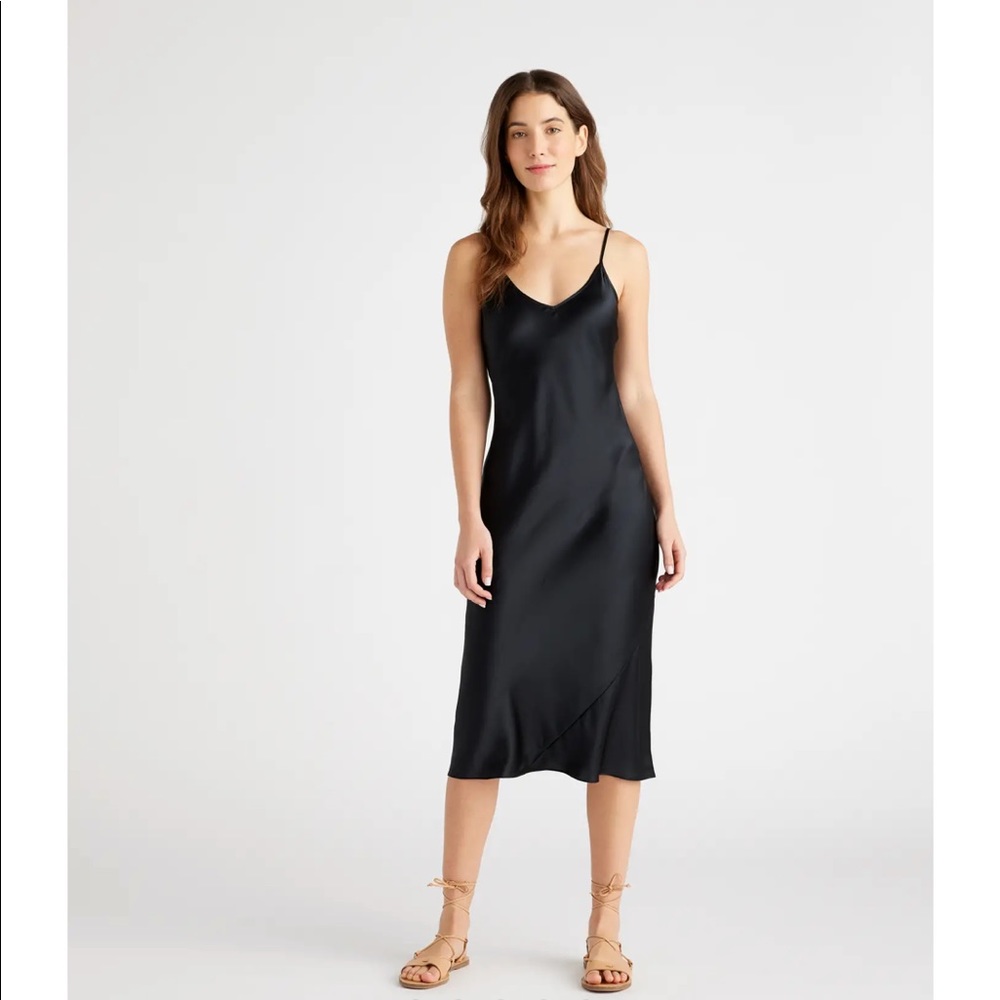 NWOT Quince washable silk dress